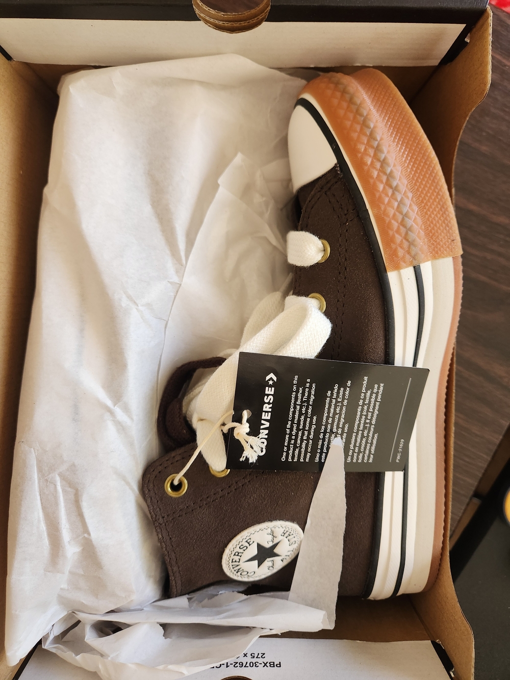 Converse Chuck Taylor HI Fresh Brew Vintage White 5M (6.5W)